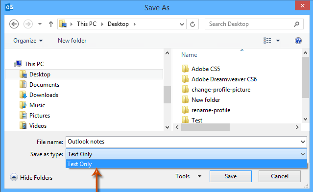 Convert emails from Outlook to Plain Text