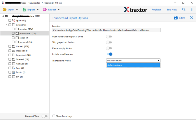 Transfer MBOX emails to Thunderbird