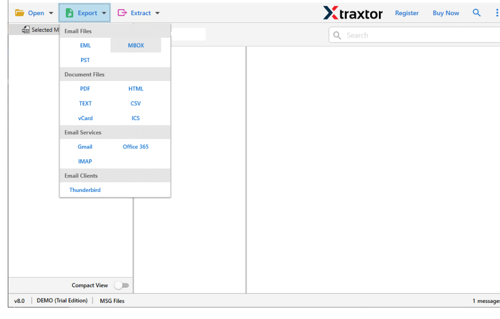 Save Emails from Exchange in MBOX