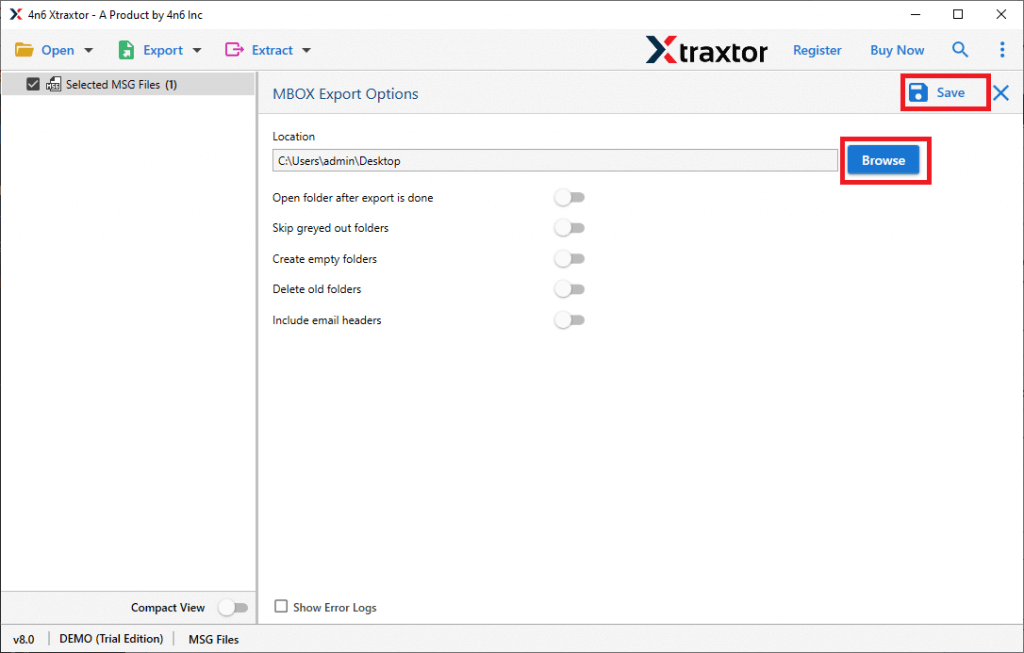 Export Emails from Exchange to MBOX