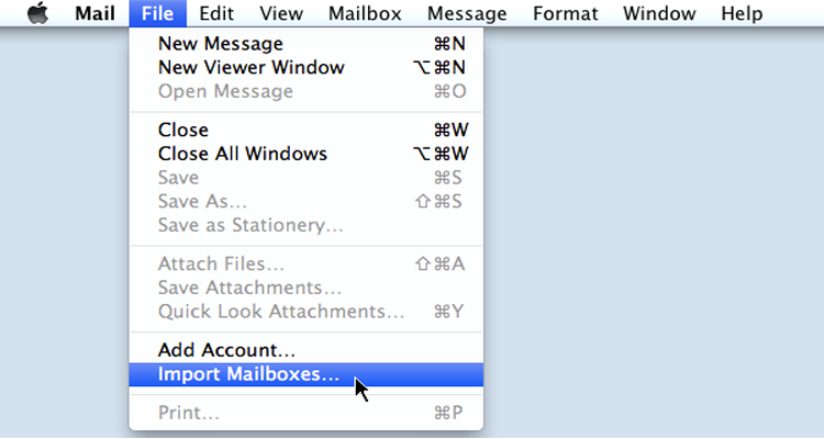 transfer email from thunderbird to mac mail