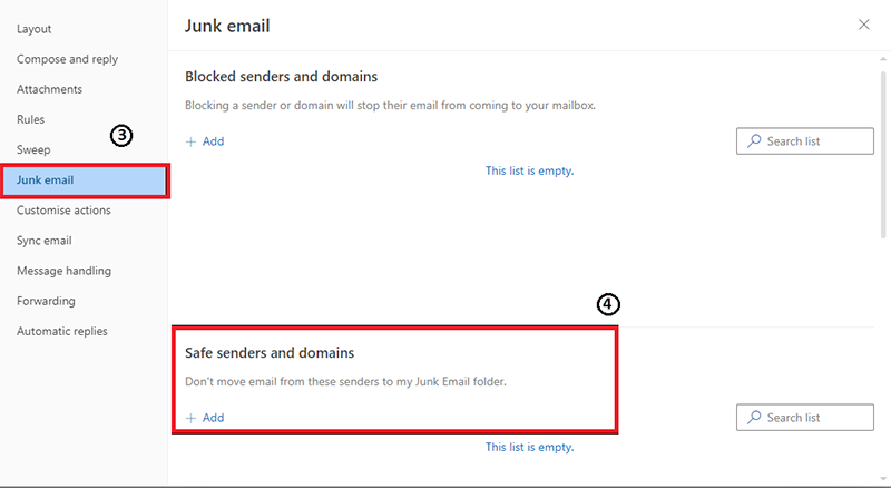 junk mail going to inbox in outlook