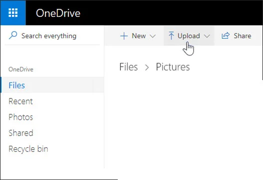 copy Outlook emails to OneDrive