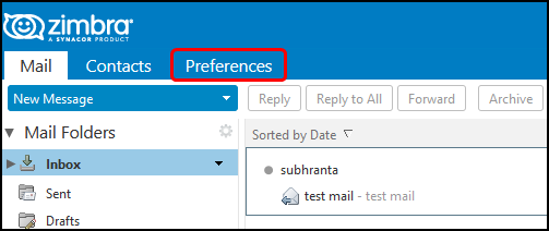 import zimbra to Outlook