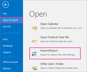 import zimbra emails to Outlook