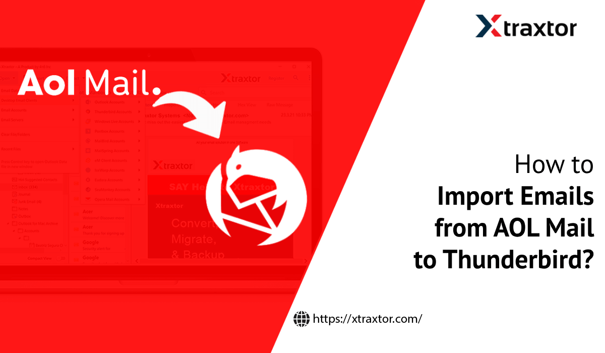 How to Import Emails from AOL Mail to Thunderbird?