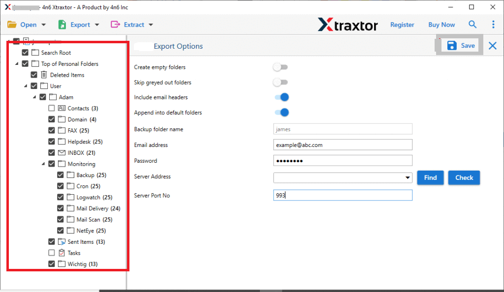 Import cpanel email into google workspace