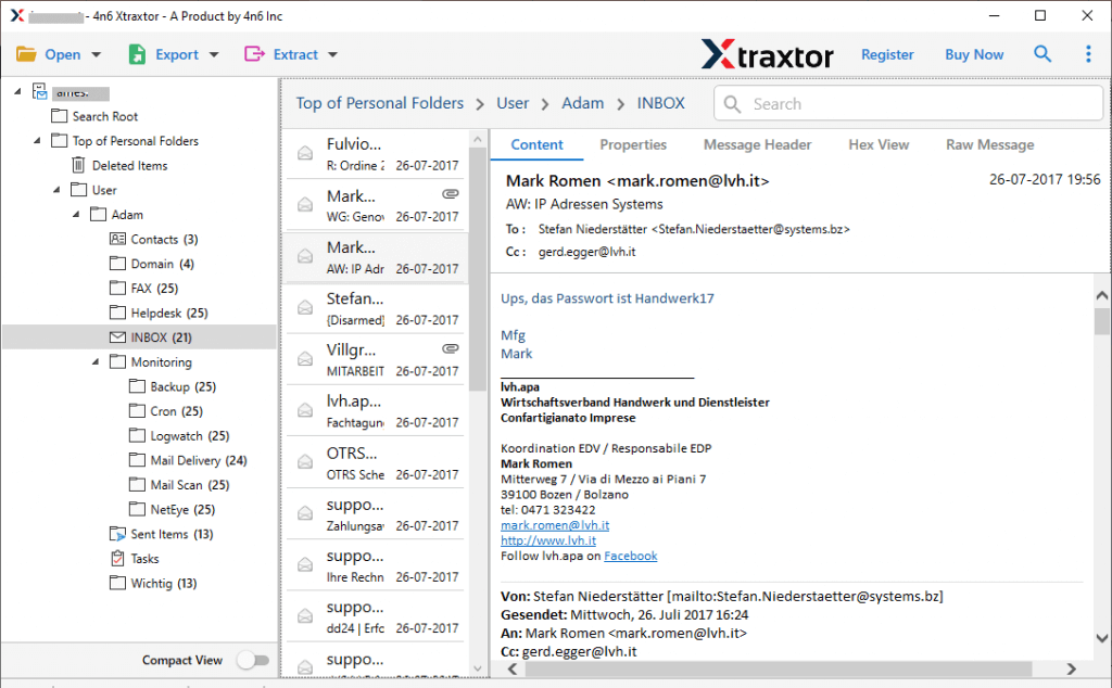 transfer emails from evolution mail to outlook
