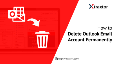 delete outlook email account permanently