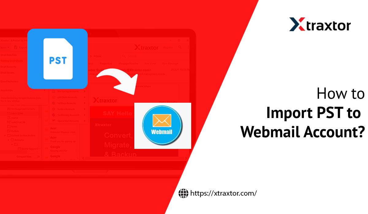 Import PST to Webmail Account
