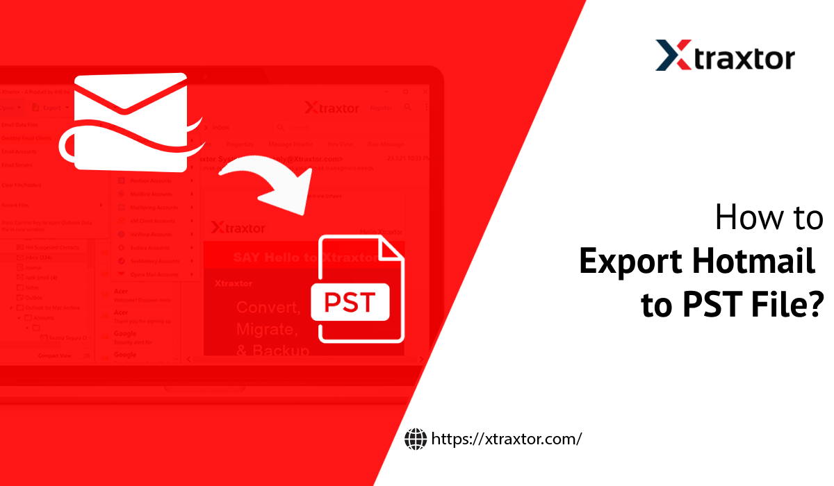 Export Hotmail to PST