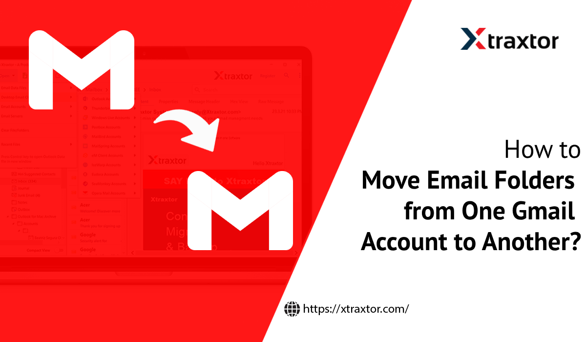 Move Email Folders from One Gmail Account to Another