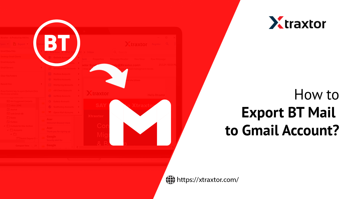 Transfer BT Mail to Gmail