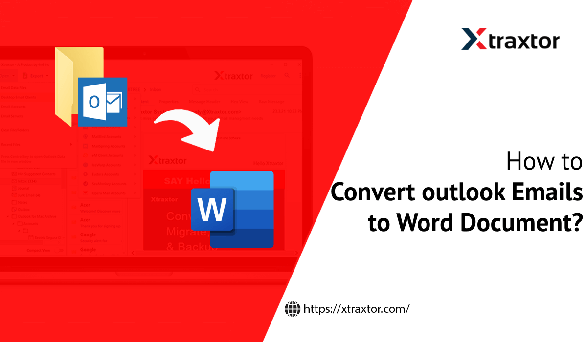 Convert Outlook Emails to Word Document
