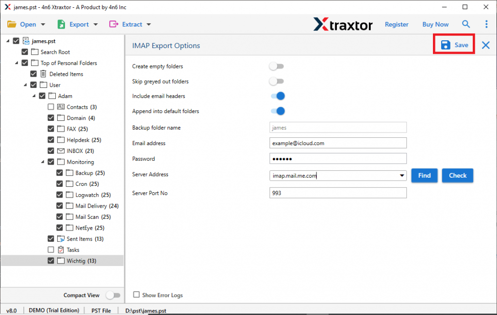 Import Emails to Roundcube