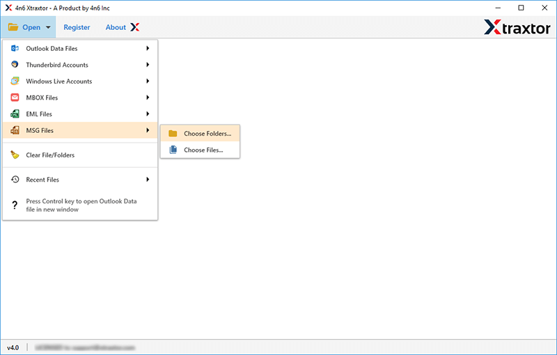 Run the MSG Attachment Extractor