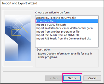 Export Yahoo email to PST file