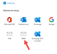 choose imap option
