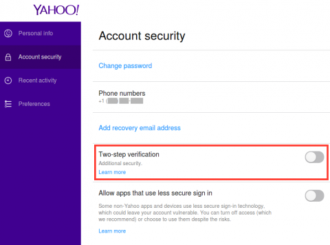 Enable IMAP in Yahoo MAil