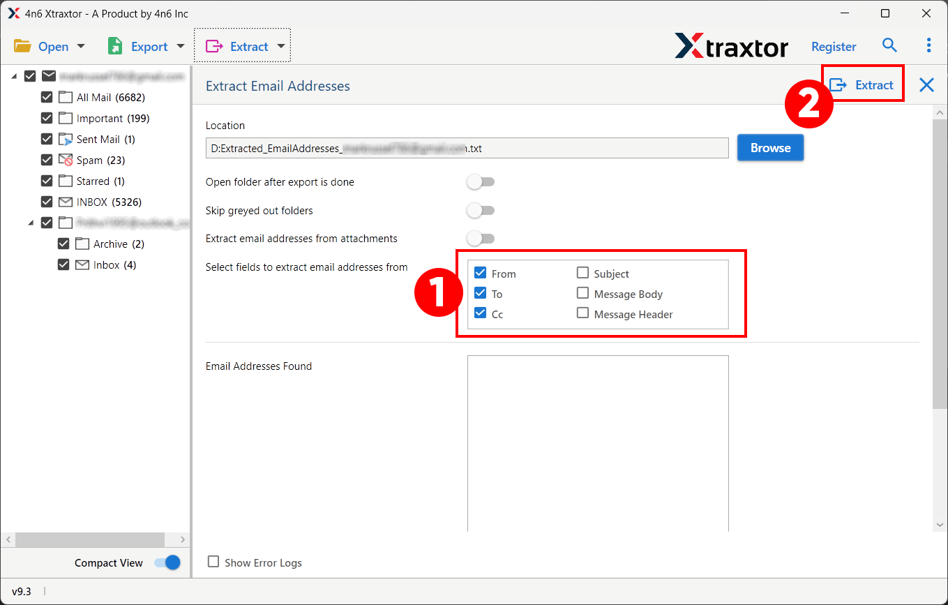 Apple Mail Email Address Extractor