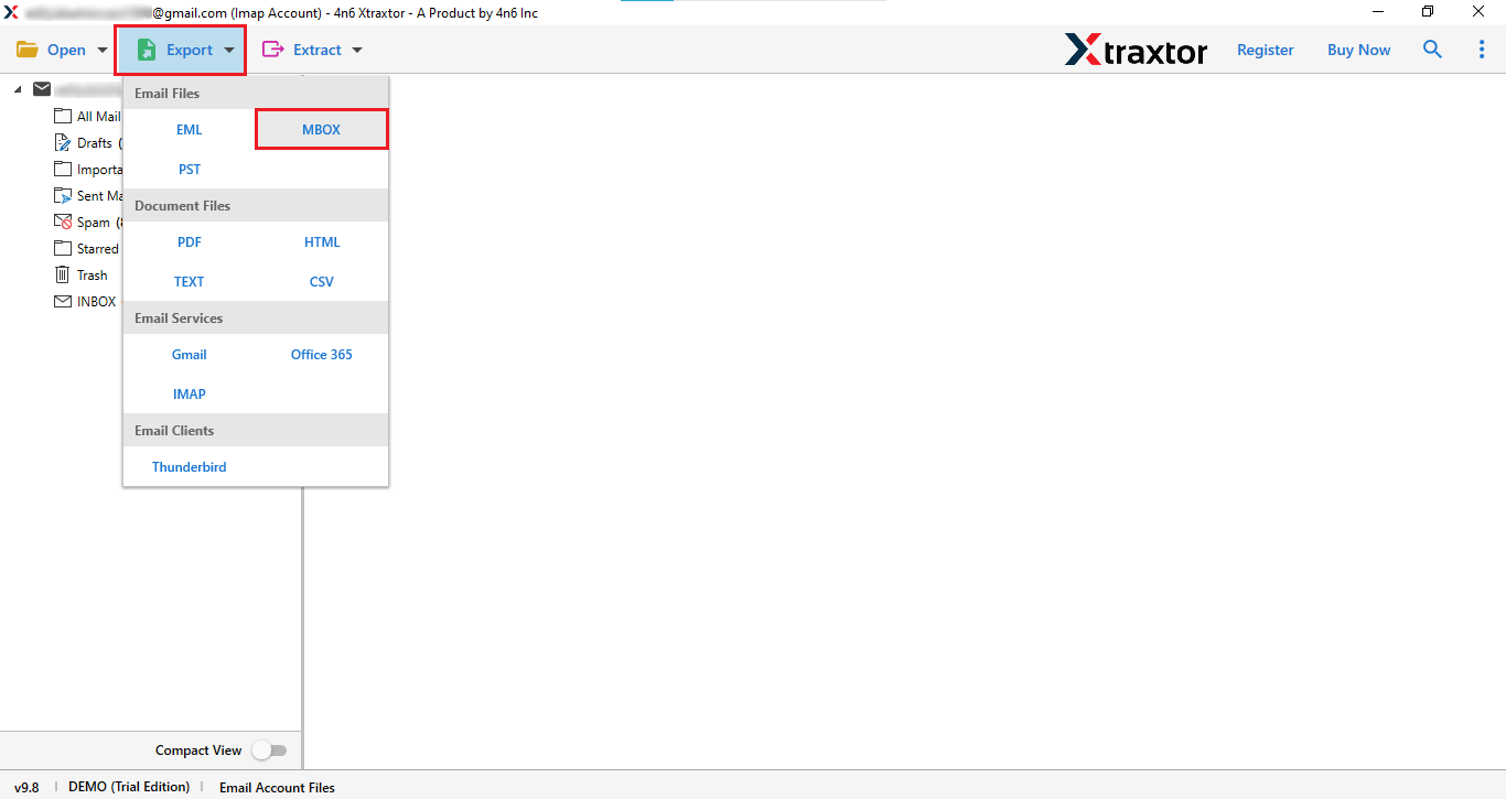 Export Roundcube emails to MBOX