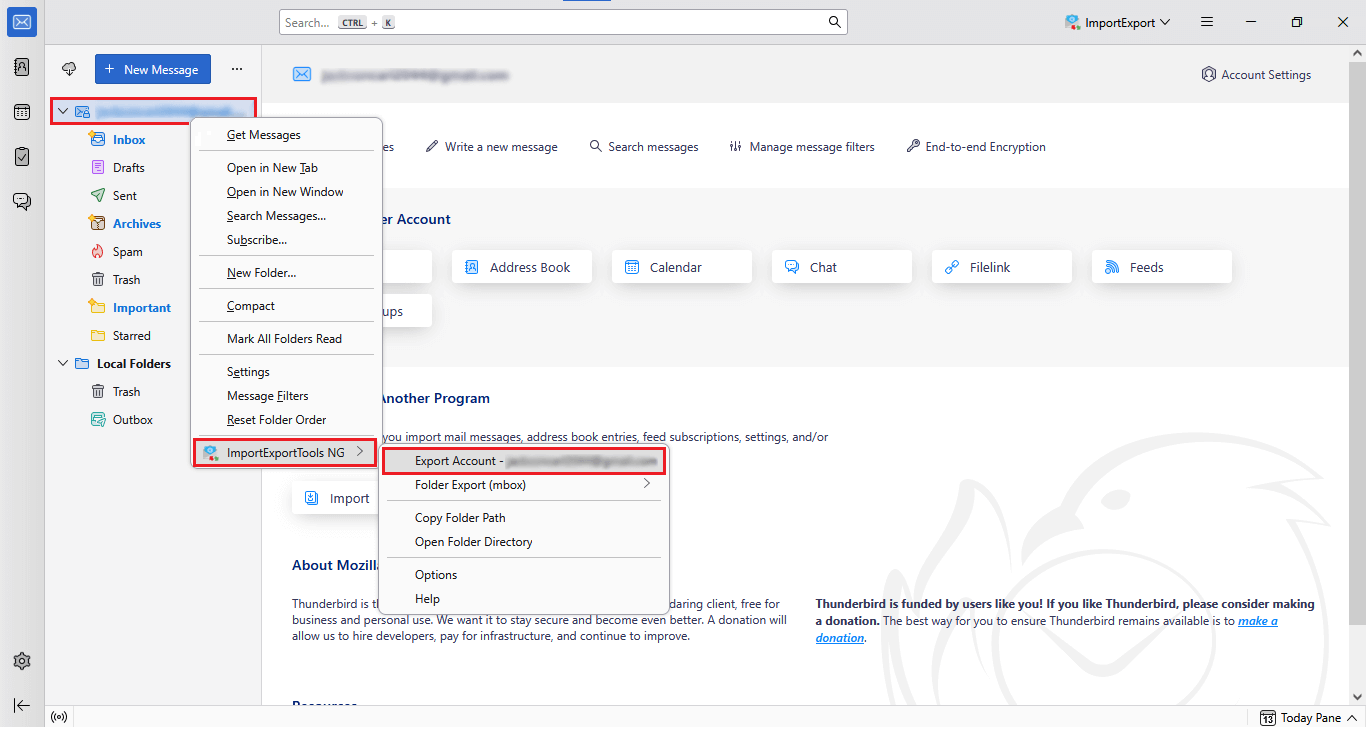How to export Zoho Mail to MBOX