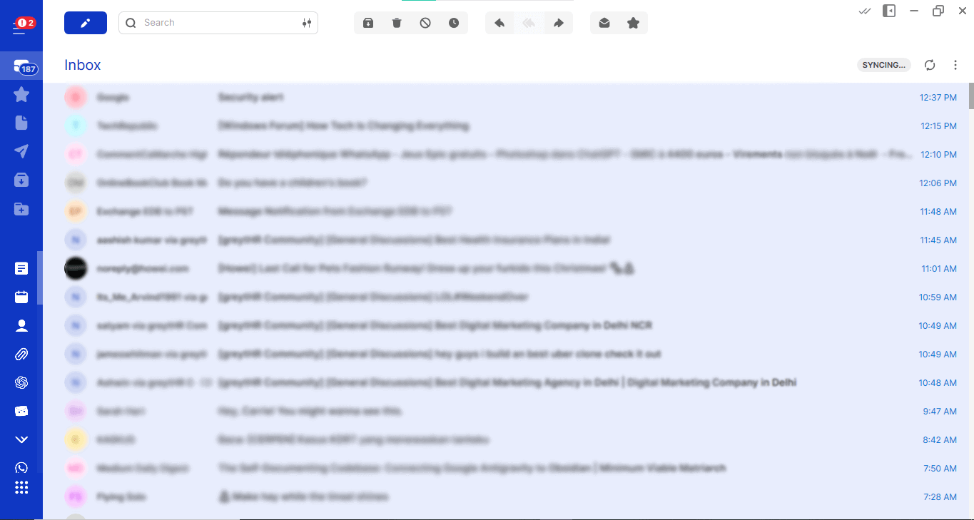 Open outlook pst file in mailbird