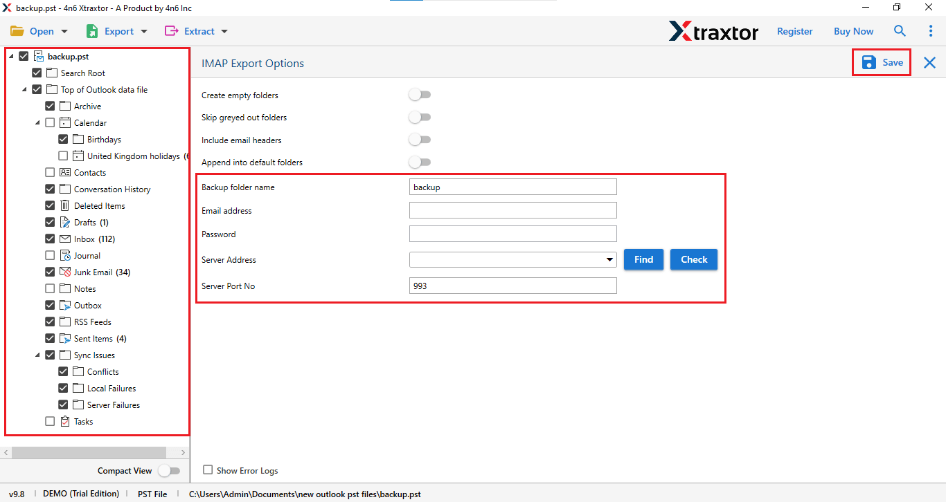 Can I import PST file in mailbird