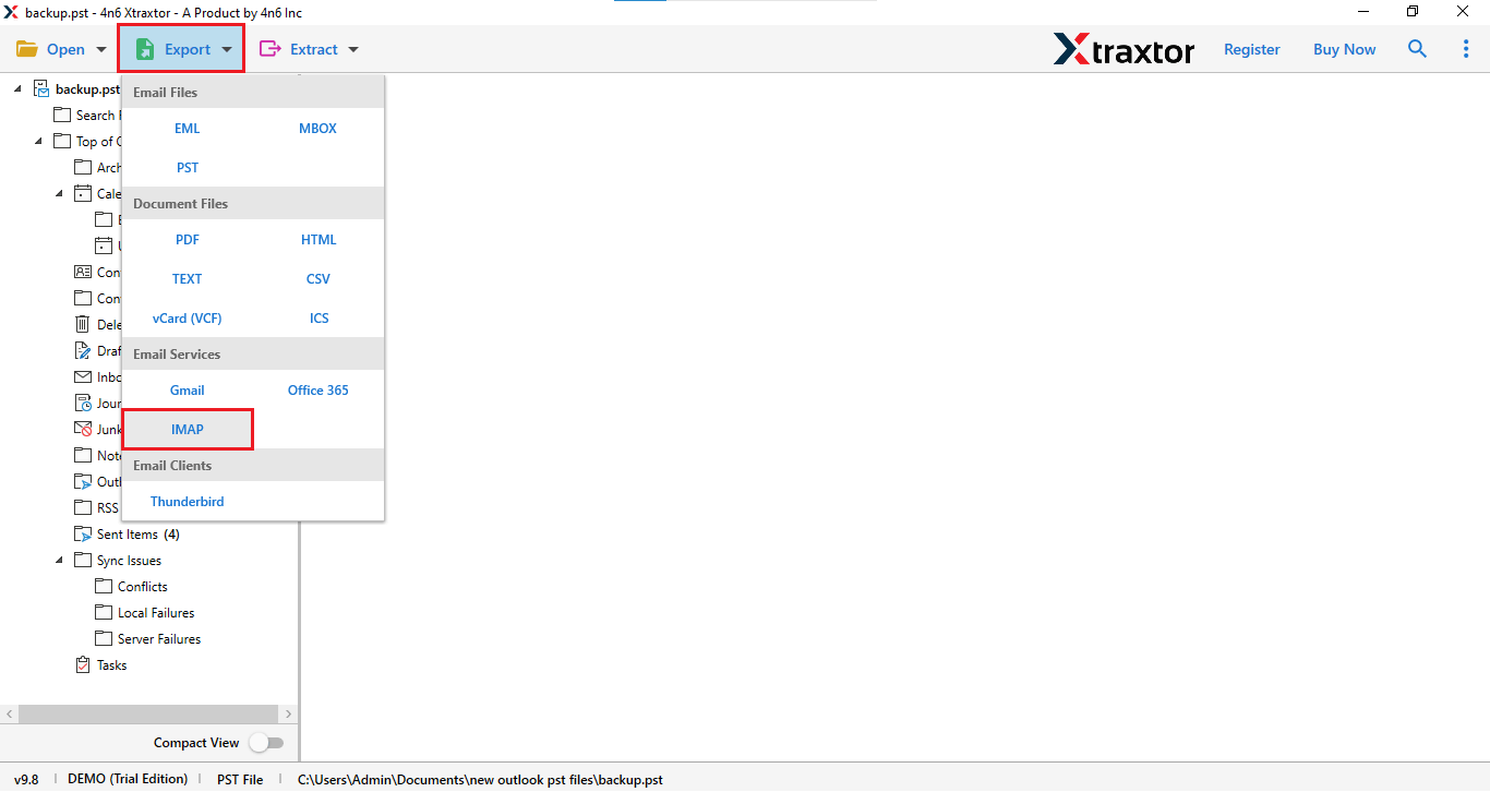 Can I import PST file in mailbird