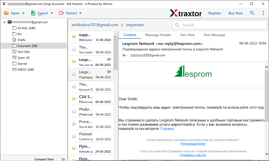 preview of all Gmail folders