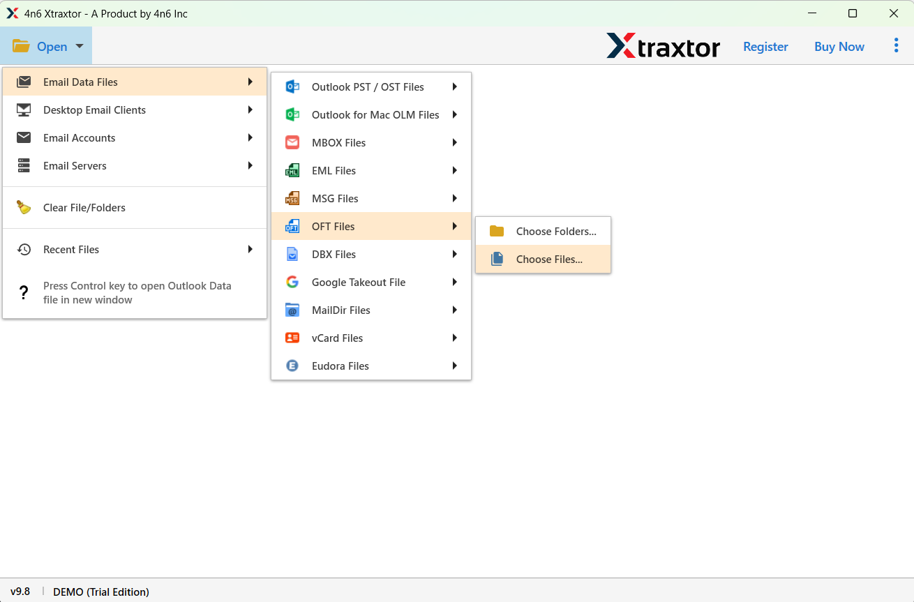 open oft file without outlook