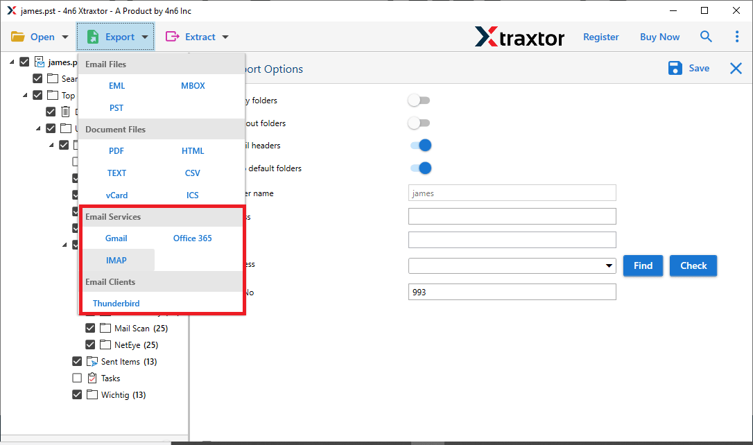 MBOX Phone Number Extraxtor
