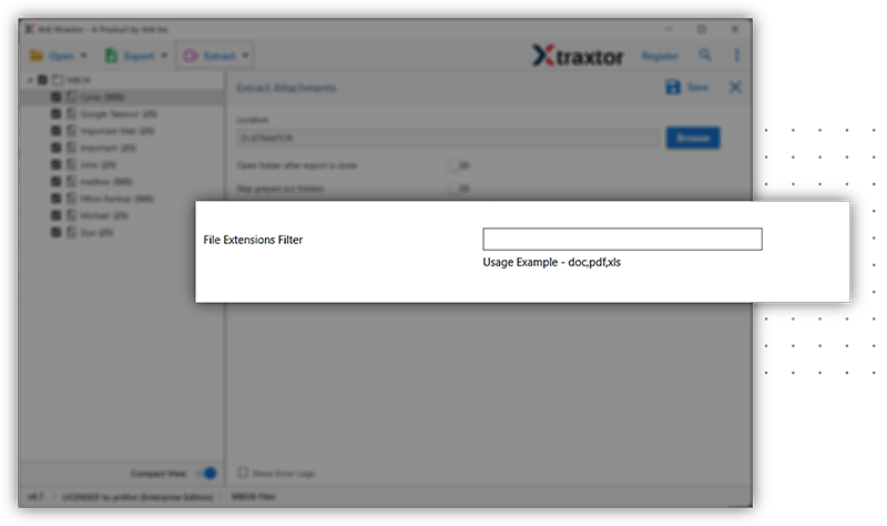 Email attachment Extractor