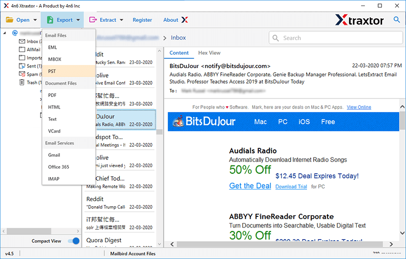 mailbird supported image file formats