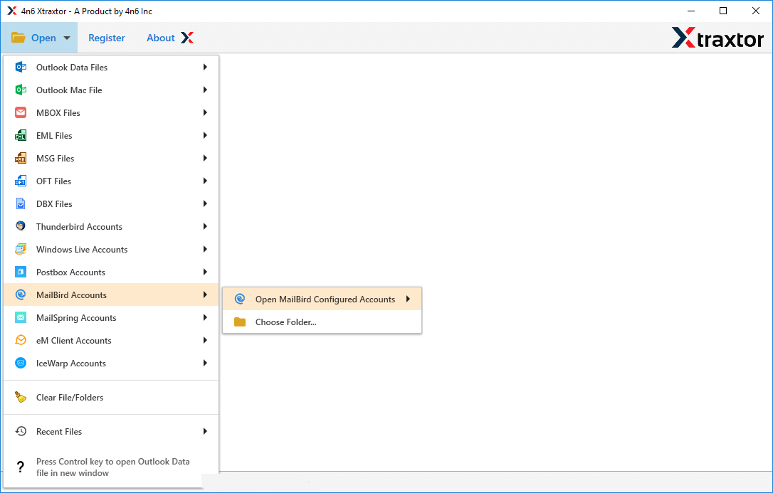 Convert Mailbird DB Files