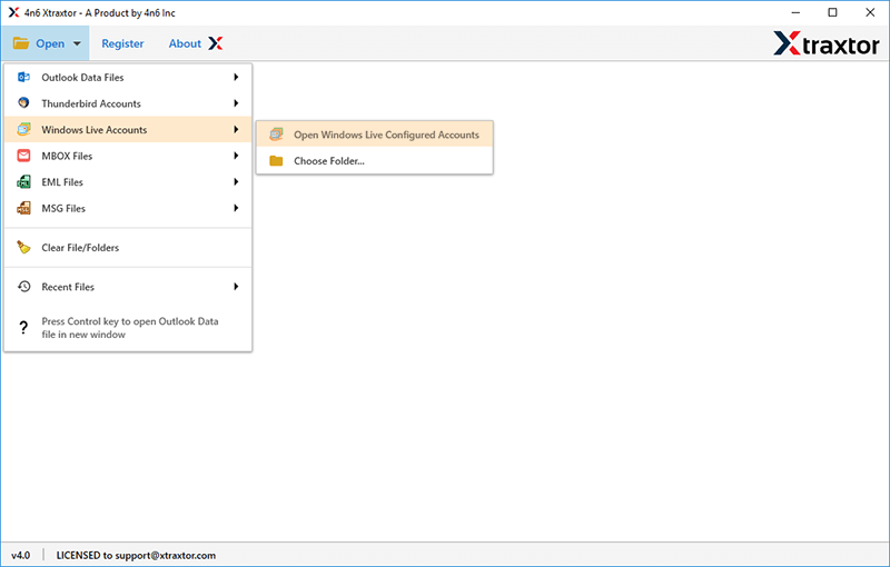 Windows Live Mail to PDF Converter tool